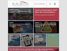 Tablet Screenshot of pentestpartners.com